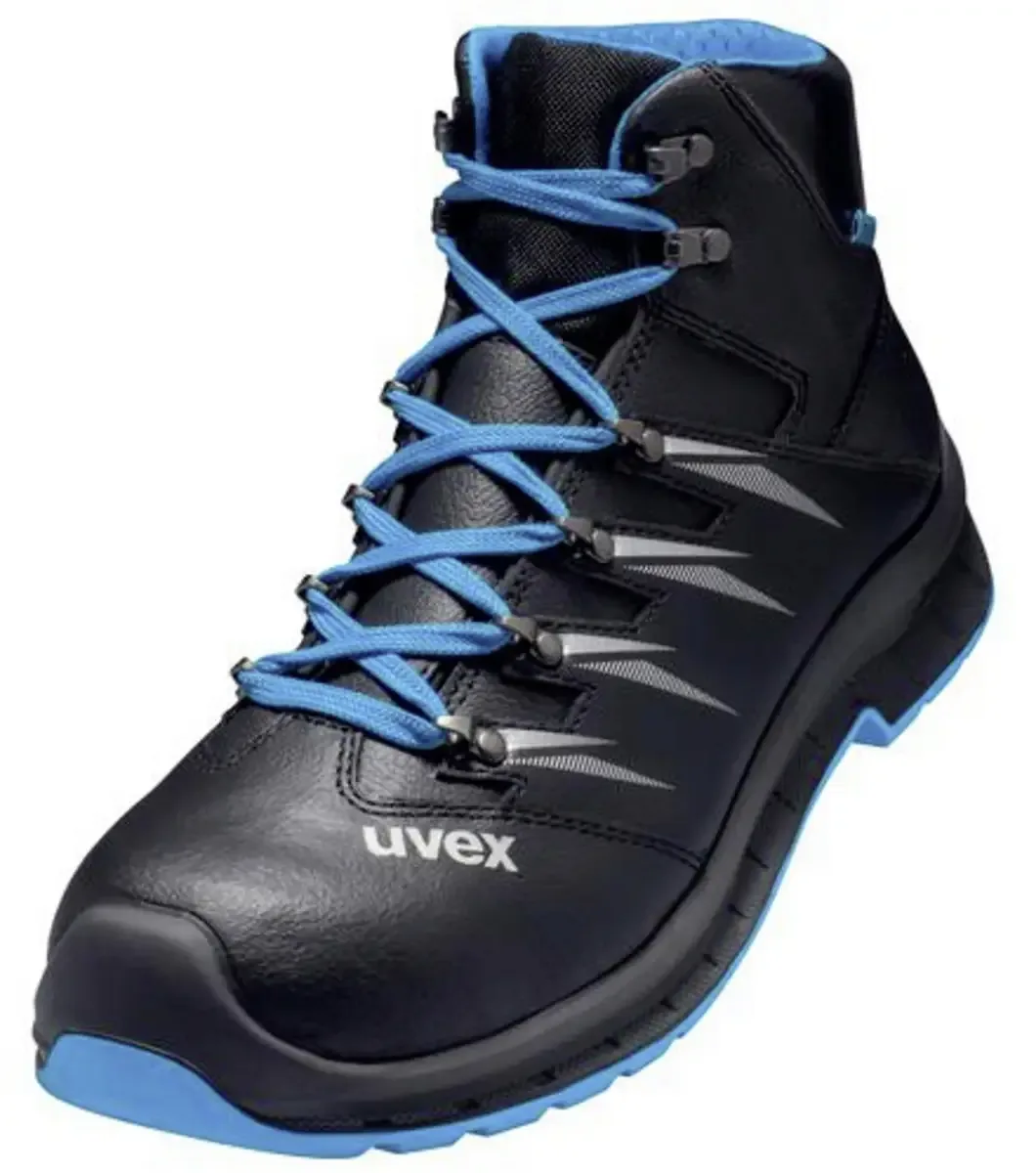 uvex 2 trend 6935252 Sicherheitsstiefel S3 Schuhgröße (EU): 52 Blau-Schwarz 1 Paar von Uvex, Blauw-zwart – Produktbild