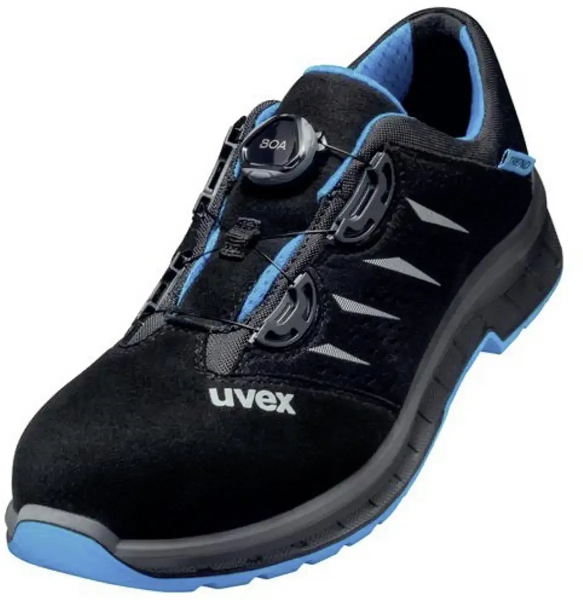 Halbschuhe 2 trend S1P blau schwarz Weite 11 Gr. 37 von Uvex, Blau, Schwarz – Produktbild