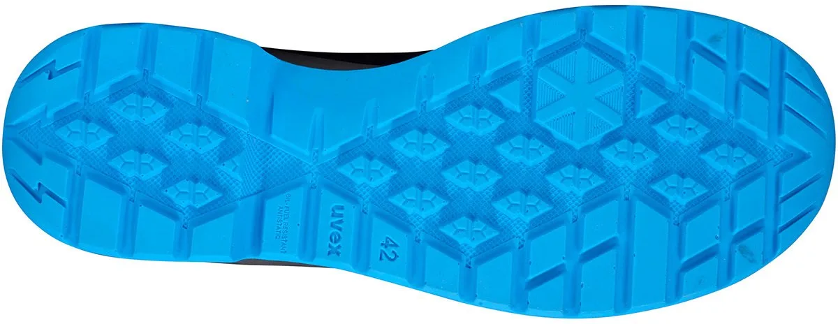 Uvex 2 Trend Laag S3 69342 - Zwart/Blauw von Uvex, Schwarz, Blau, 39 – Produktbild