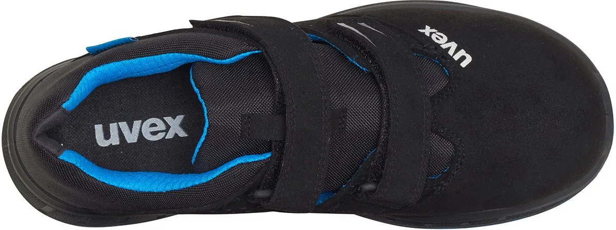 Uvex 2 trendy sandalen S1P 69362 blauw, zwart (69362) by Uvex, Black, Blue – product image