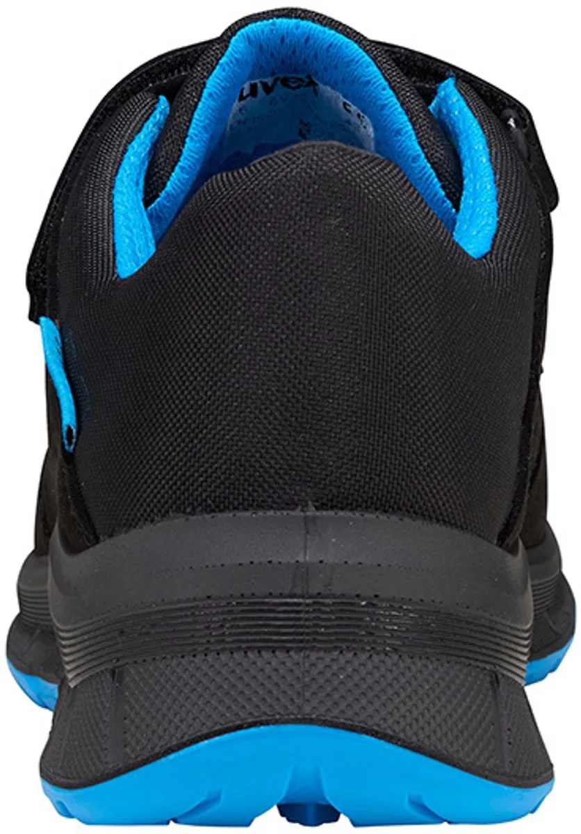 Uvex 2 trendy sandalen S1P 69362 blauw, zwart (69362) fra Uvex, Sort, Blå – produktbillede