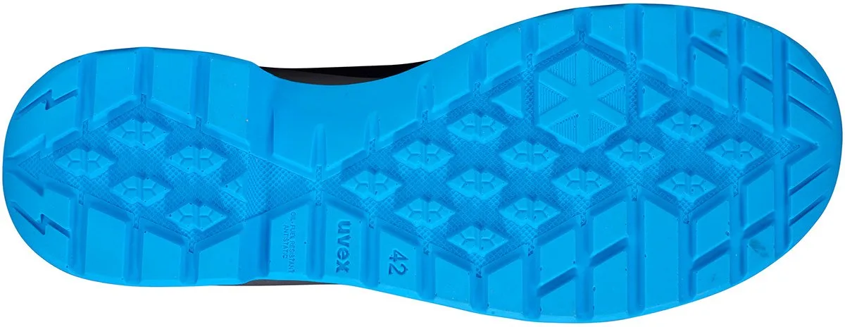 Uvex 2 trendy sandalen S1P 69362 blauw, zwart (69362) von Uvex, Schwarz, Blau – Produktbild