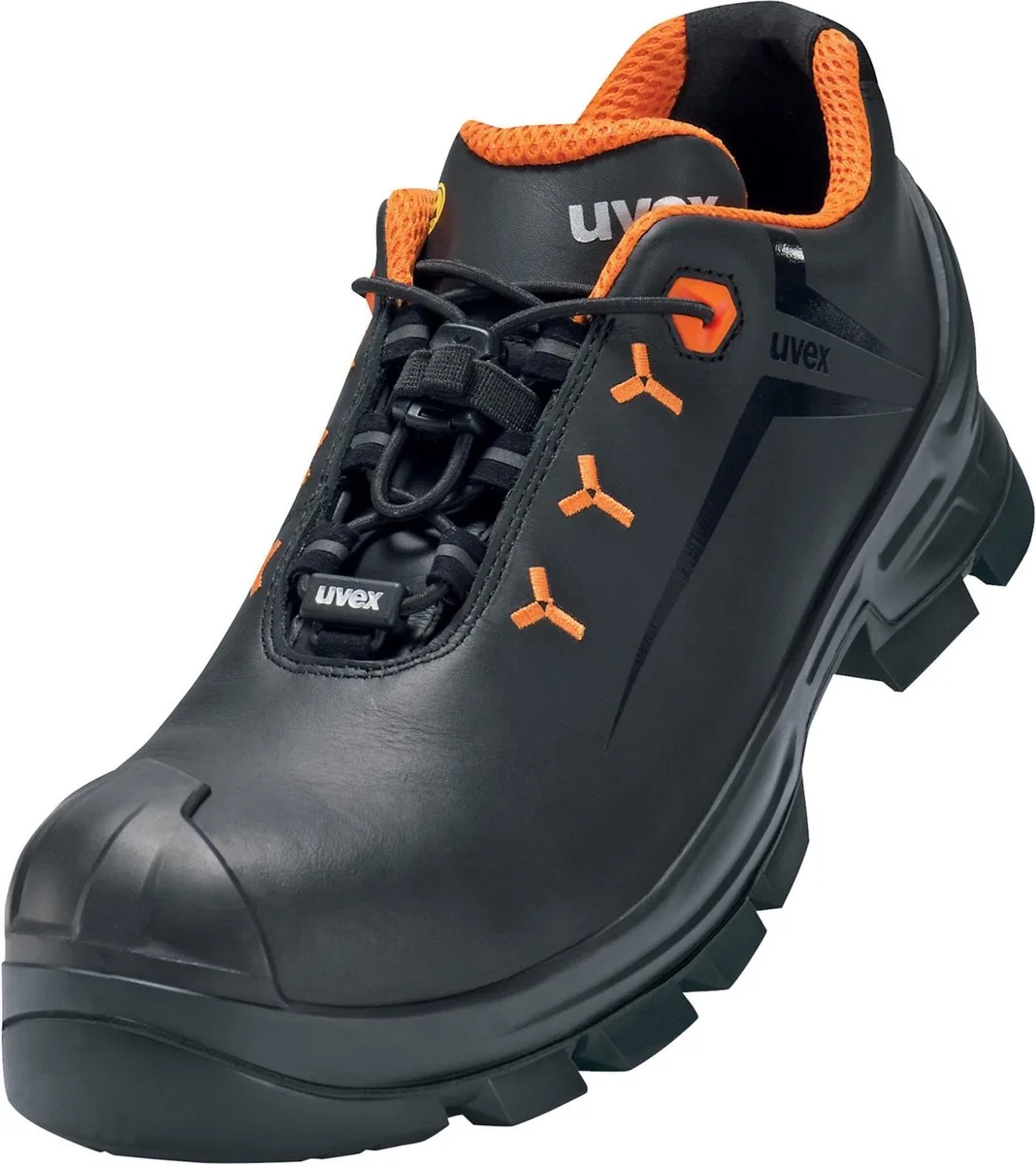 Uvex 2 Vibram 6522241 Veiligheidsschoenen S3 Zwart, Oranje 1 paar von Uvex, Schwarz, Orange – Produktbild