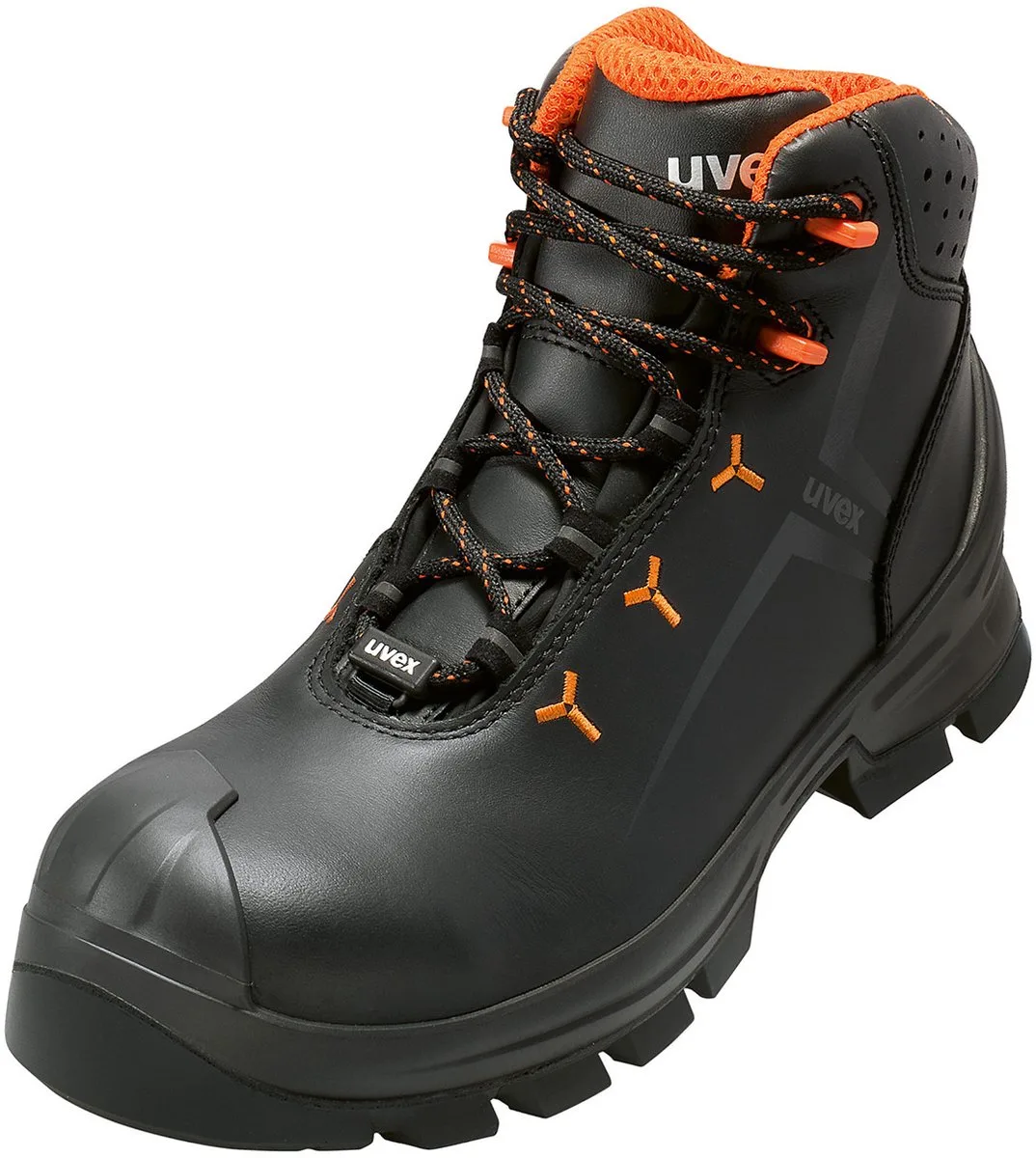 Uvex 2 Vibram Schoen S3 65232 - Zwart/Oranje de Uvex, Noir, Orange, 41 – image du produit