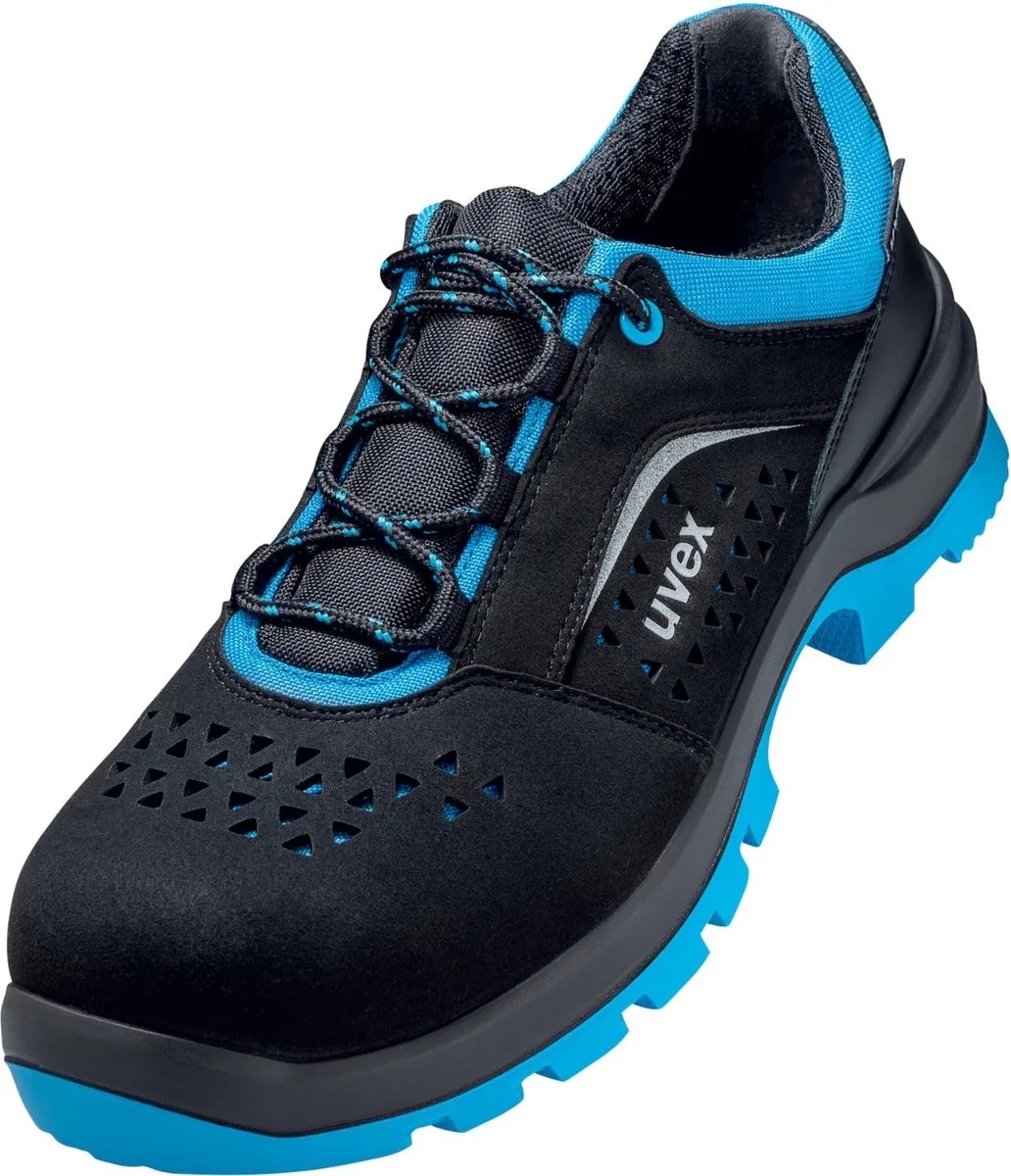 uvex 2 xenova® 9554845 Veiligheidsschoenen ESD S1 Schoenmaat (EU): 45 Zwart, Blauw 1 paar fra Uvex, Sort, Blå – produktbillede