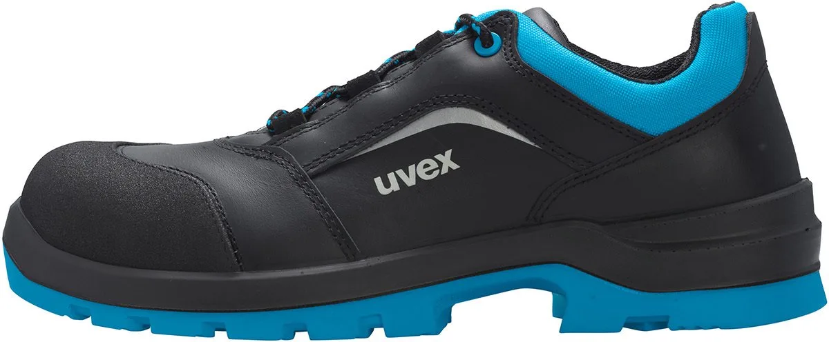 Uvex 2 Xenova 9555 werkschoen - S3 - zwart från Uvex, Svart, Blå, 42 – produktbild