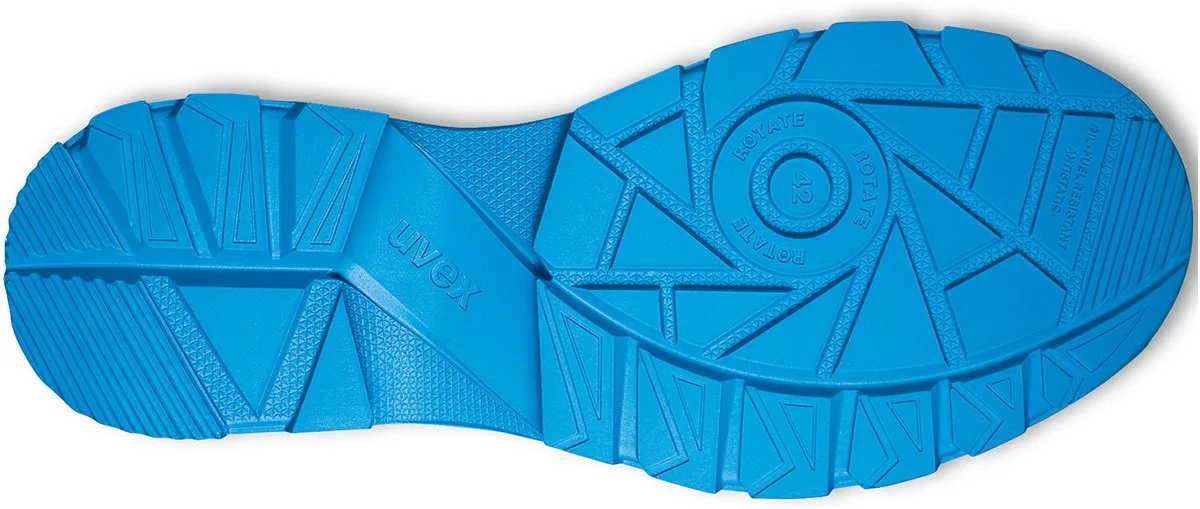 Uvex 2 Xenova 9555 werkschoen - S3 - zwart van Uvex, Zwart, Blauw, 44 – productafbeelding