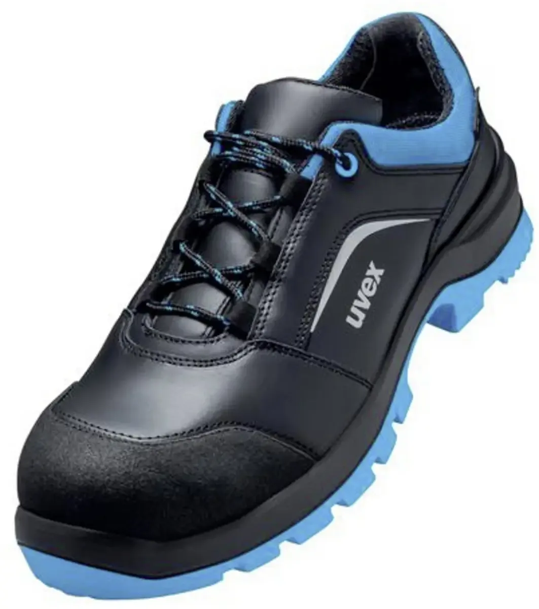 uvex 2 xenova® 9555251 Lage veiligheidsschoenen ESD S3 Schoenmaat (EU): 51 1 paar fra Uvex, Blauw-zwart – produktbillede