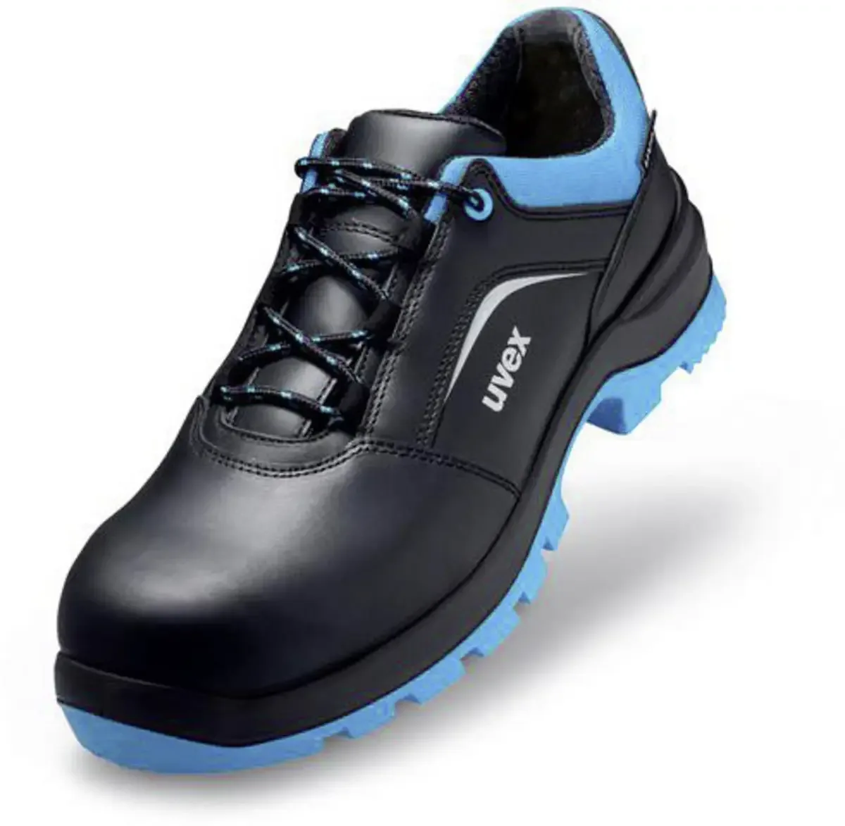 uvex 2 xenova® 9555842 antistatique (ESD) Chaussures de sécurité S2 Pointure (EU): 42 noir, bleu 1 paire(s) de Uvex, Noir, Bleu – image du produit