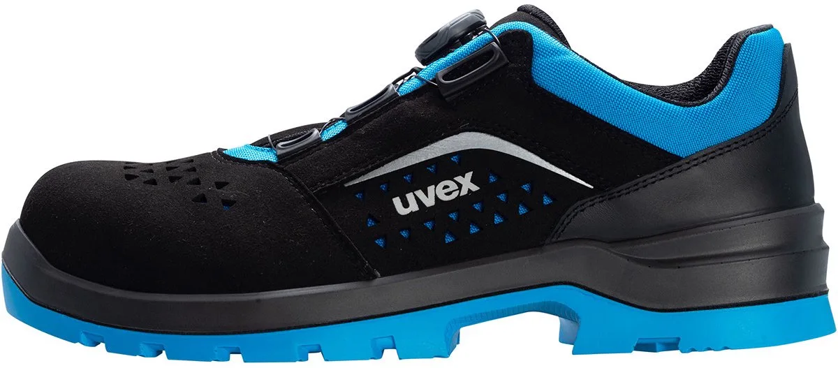 Uvex 2 Xenova 9558.2 werkschoen - S1P - zwart van Uvex, Zwart, Blauw, 49 – productafbeelding