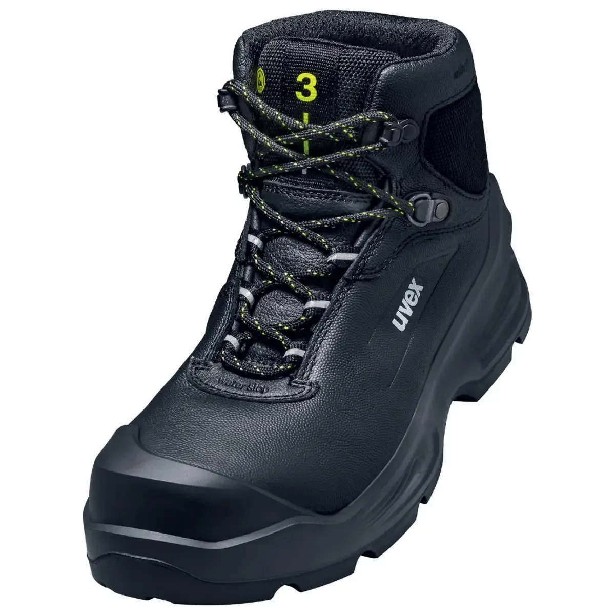 uvex 3 6874144 Chaussures montantes de sécurité S3 Pointure (EU): 44 noir 1 paire(s) de Uvex, Noir – image du produit