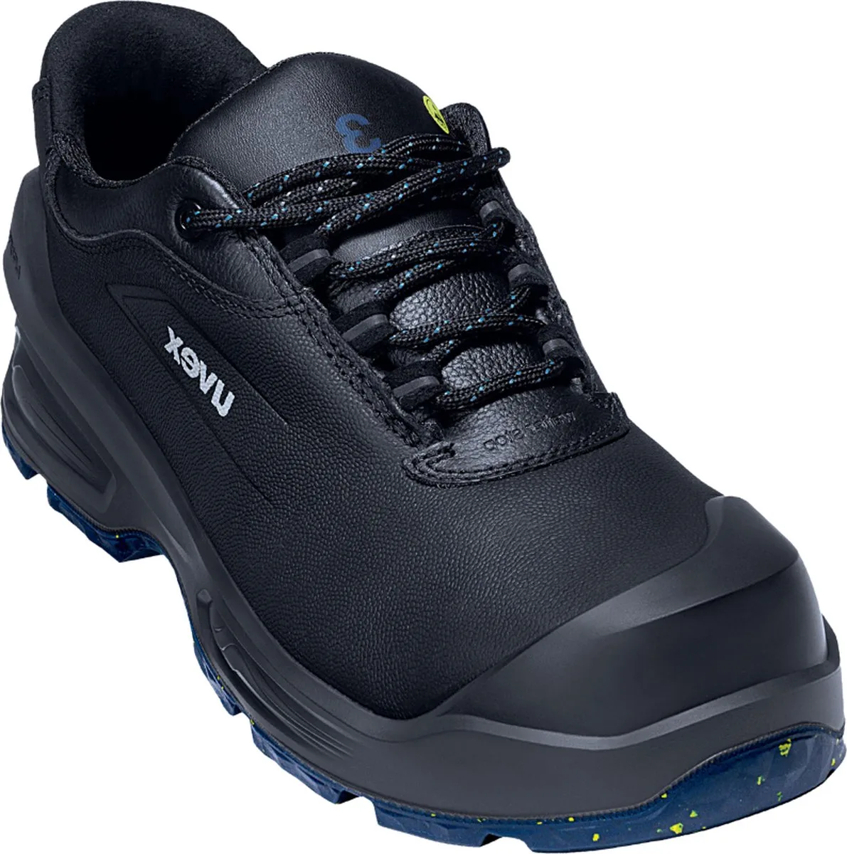 Uvex 3 MACSOLE® S3 35401 - Zwart/Blauw van Uvex, Zwart, Blauw, 47 – productafbeelding
