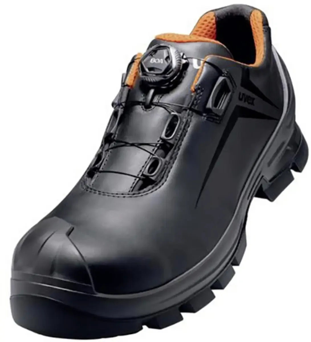 uvex 6531 6531240 Chaussures basses de sécurité S3 Pointure (EU): 40 noir/orange 1 paire(s) de Uvex, Noir, Orange – image du produit