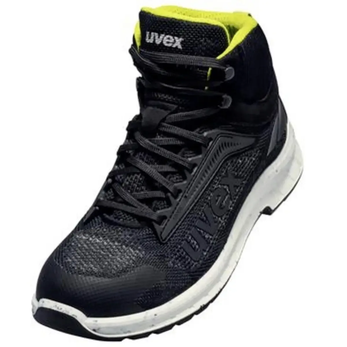 Stiefel 2 trend S1 PS schwarz gelb Weite 11 Gr. 51 von Uvex, Schwarz, Gelb – Produktbild