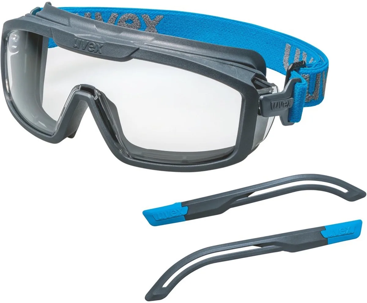 i-guard+ 9143300 Vollsichtbrille Grau, Blau von Uvex, Blau – Produktbild