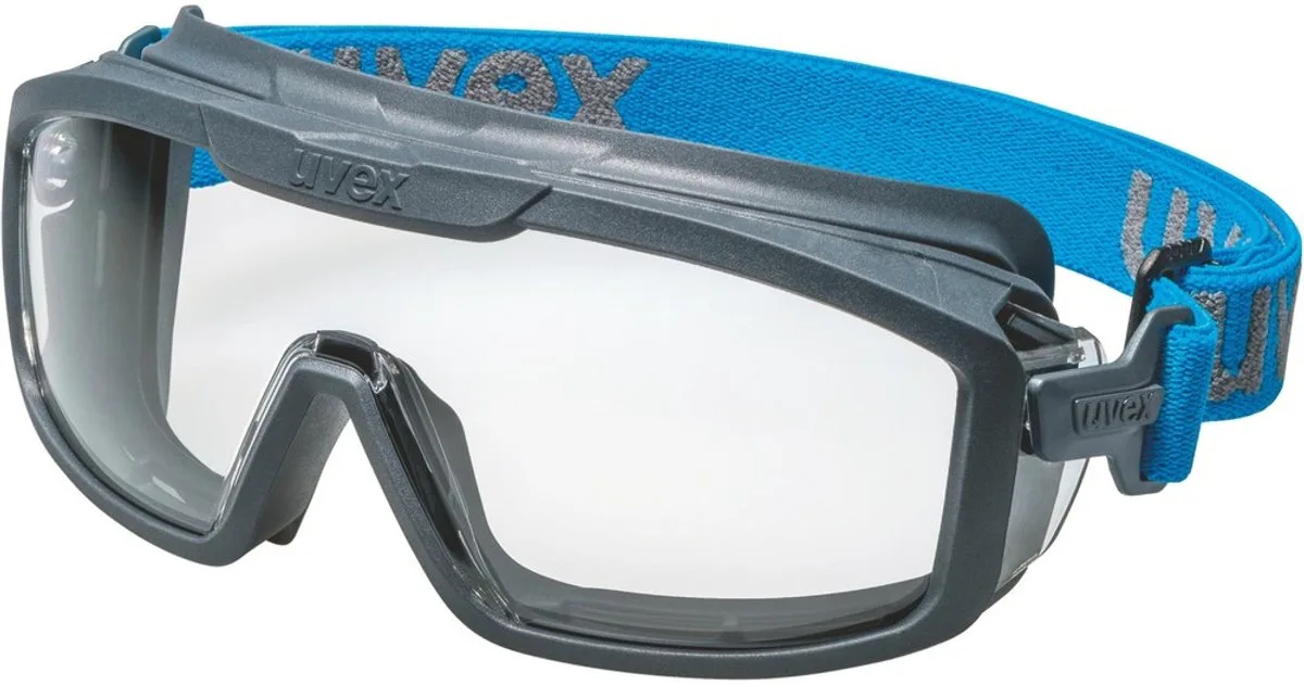 i-guard+ 9143267 Vollsichtbrille Grau, Blau von Uvex, Blau – Produktbild
