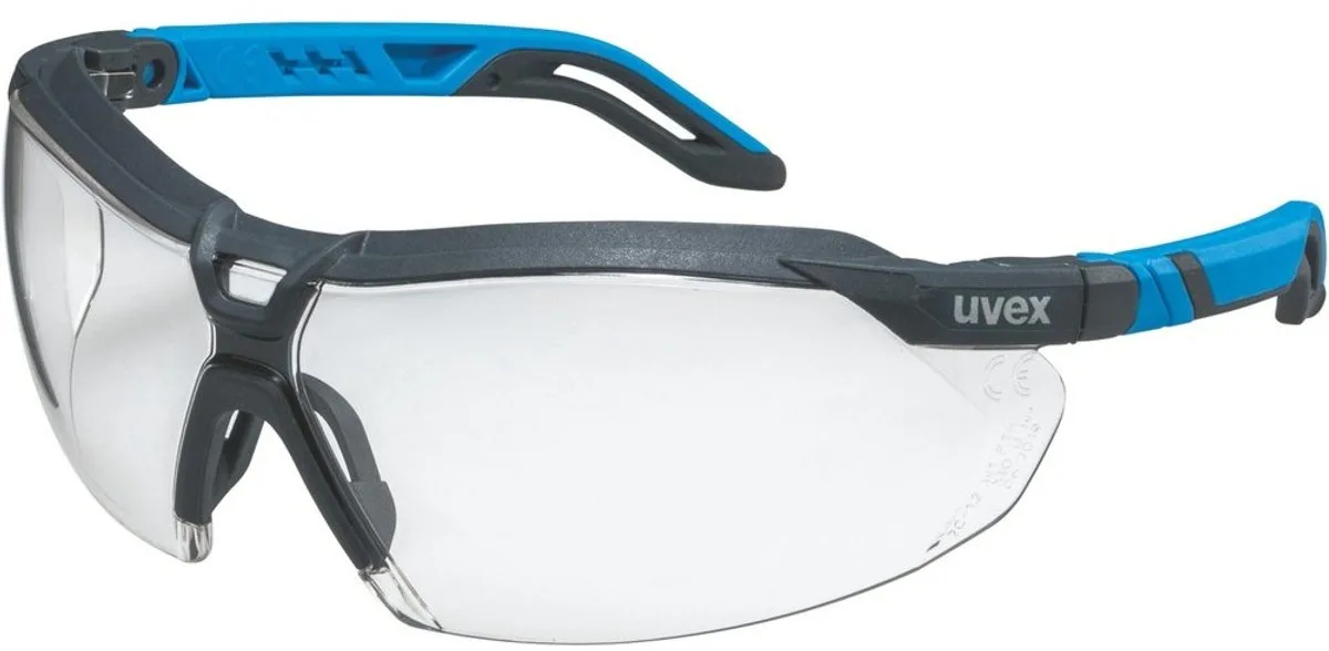i-5 9183065 Lunettes de protection gris, bleu de Uvex, Gris, Bleu – image du produit