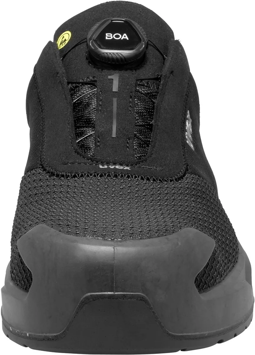 Veiligheidsit-schoen 1 X-Craft S1 PS 68161 Halbschoen Boa Pur 6816 von Uvex, Schwarz – Produktbild