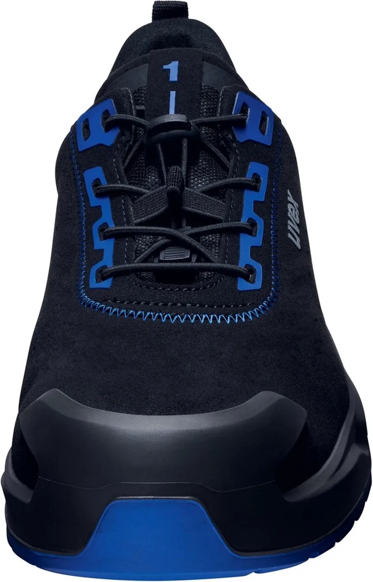 Veiligheidsits-/Halb-schoenen 1 X-Craft S1 SR 6814 van Uvex, Zwart, Blauw – productafbeelding