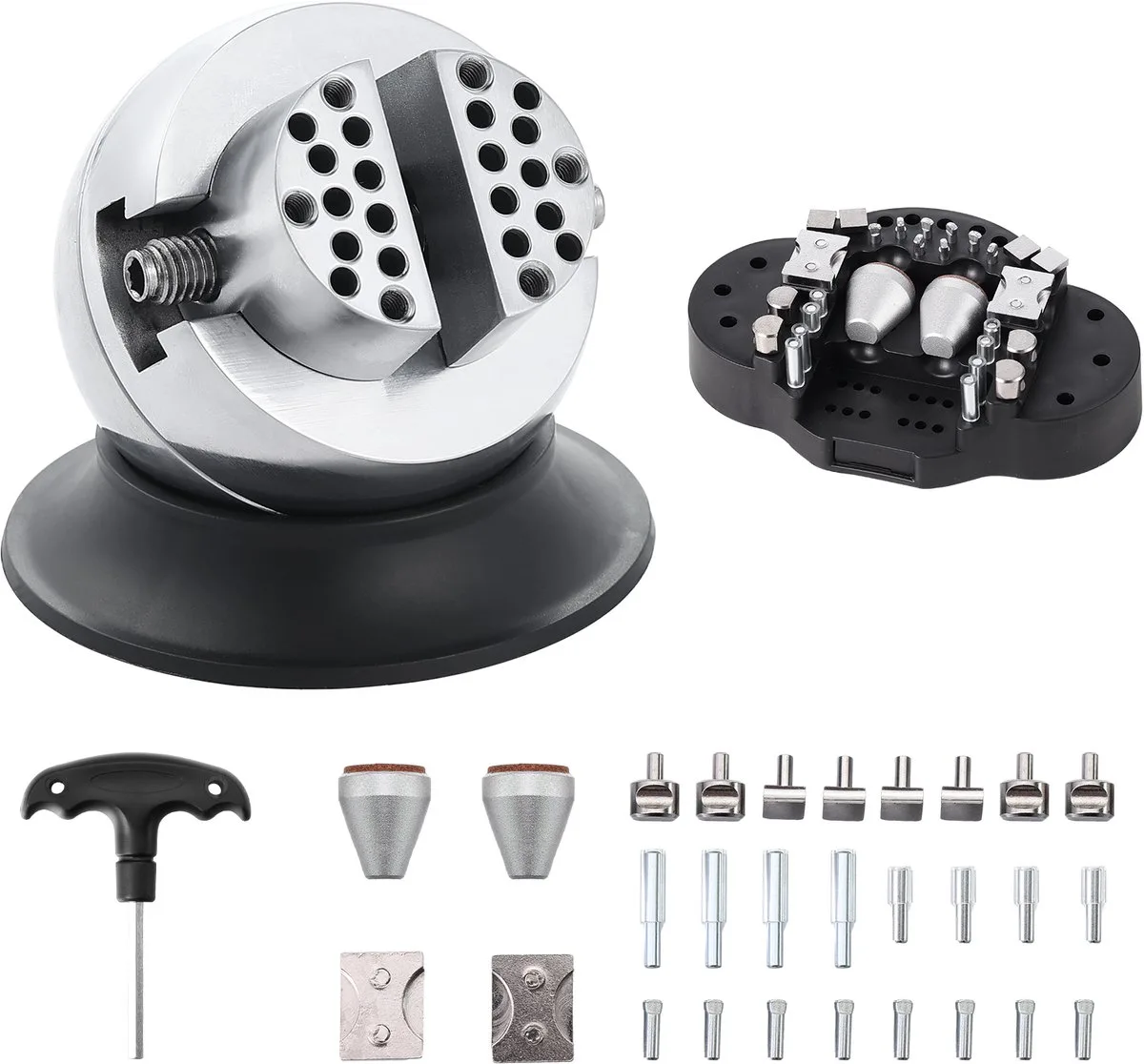 Block Ball Bankschroef Graveren Block Adjuster Diamonds Volledige Set van 30 Stuks de Vevor – image du produit