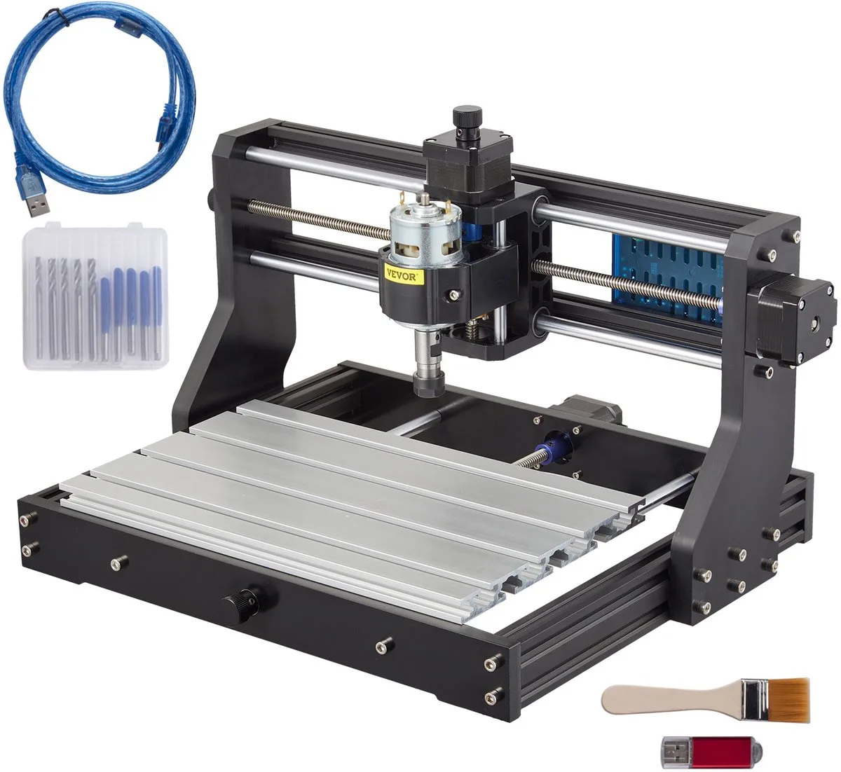 CNC 3018 Graveermachine Router Laser Graveermachine 300x180x45mm 10000 TPM de Vevor – image du produit