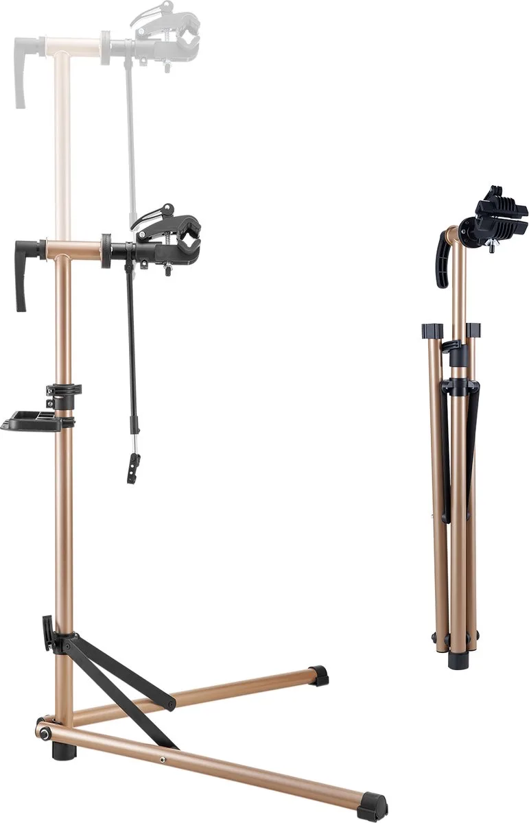 Fietsreparatiestandaard 39,9 Kg Fietsmontagestandaard met Gereedschapsbak de Vevor, Or – image du produit
