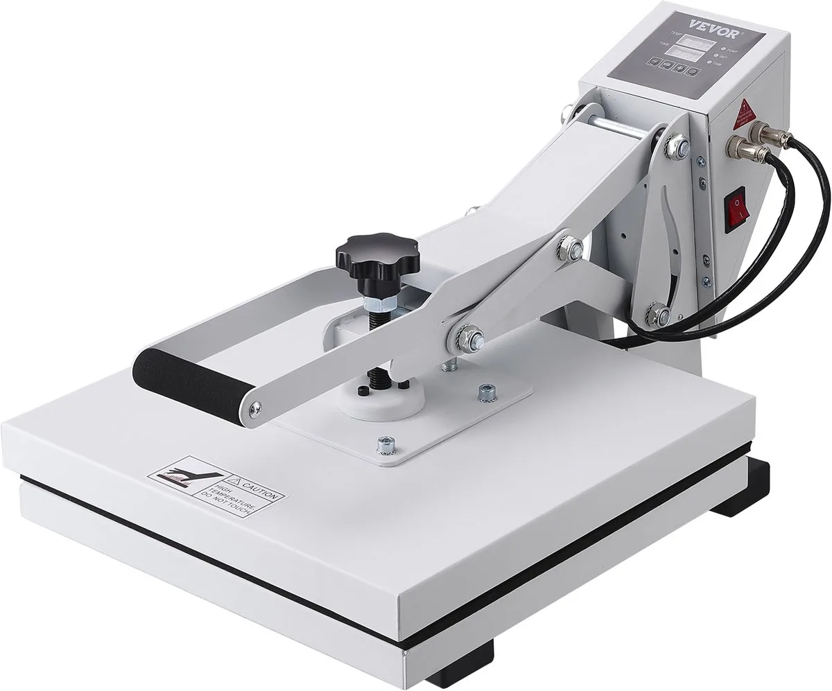 Hittepers 15x15 Inch Sublimatie Printer Transfer DIY T-shirt de Vevor, Blanc – image du produit