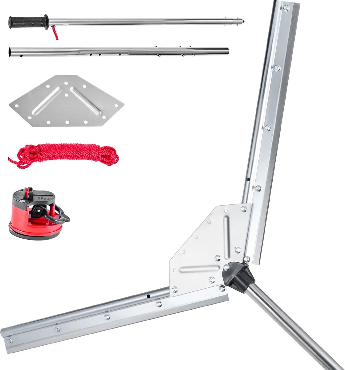 Lake Weed Cutter Pond Harke Lake Harke 939mm Snijbreedte 9m Touw de Vevor – image du produit