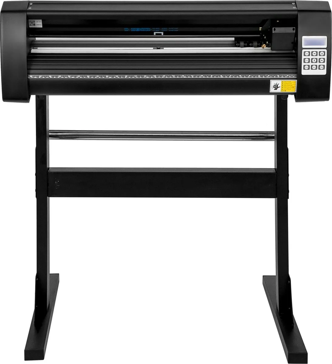 Snijplotter Vinylsnijder Vinyl Cutter 720 mm Folieplotter Plotter Vinyl Snijplotter met Sign Master Plotter Foliesnijder in Zwart van Vevor – productafbeelding