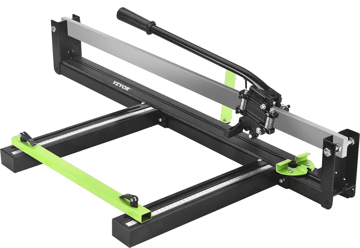 Tegelsnijder Handmatige Tegelsnijmachine Tegelsnijder 800mm Keramische Tegels Tile Cutter van Vevor, Zwart – productafbeelding