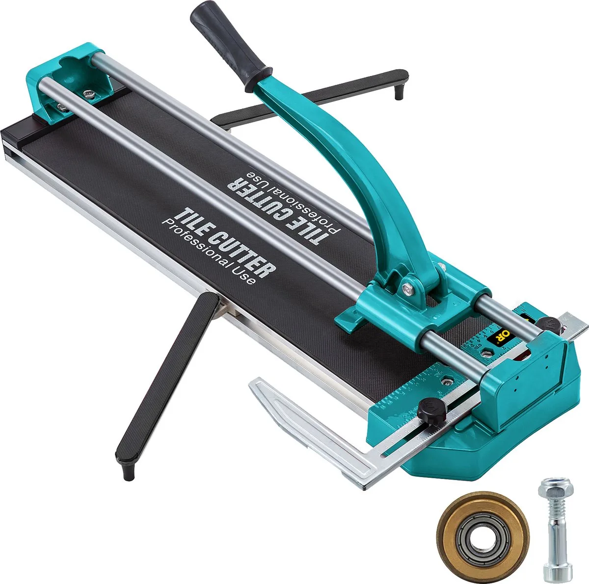Tegelsnijder Snijmachine 31 Manual Tile Cutter Cutting Machine 800mm 6-15mm Precise Industrial On van Vevor, Blauw+Zwart – productafbeelding
