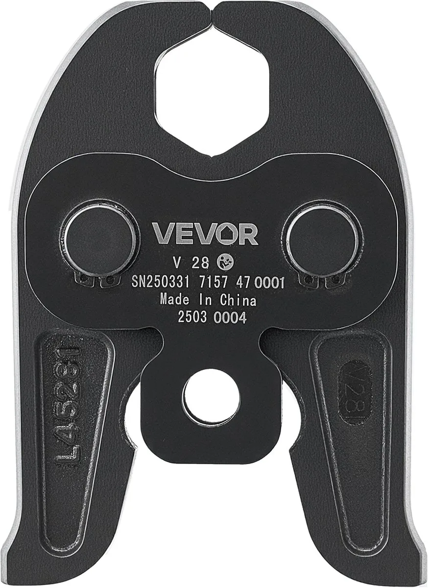 V28 Persbek 28mm Pers Tang Geschikt voor V-vormige RVS Buizen från Vevor, Svart – produktbild
