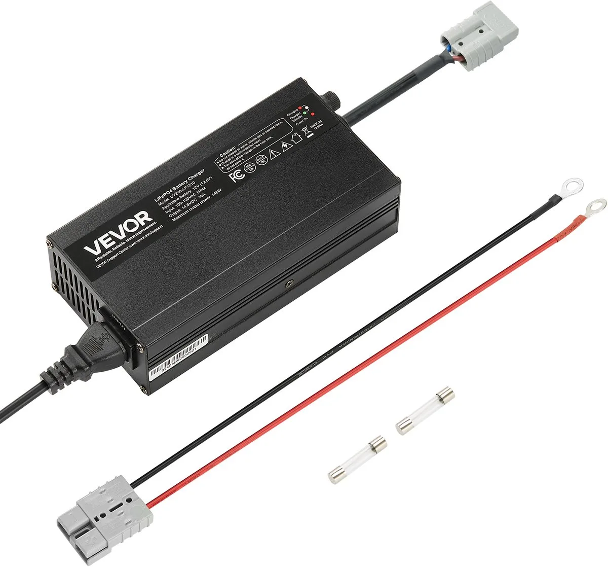 VEVOR 12V LiFePO4-lader 10A Lithium-acculader 14,6V DC voor Campers de Vevor – image du produit