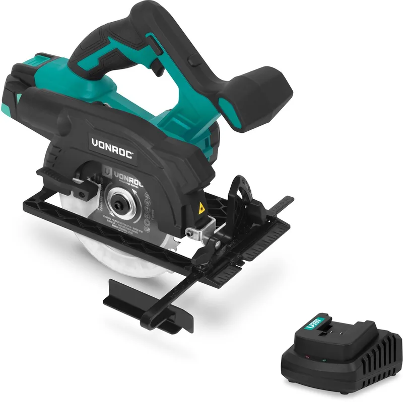 Accu Cirkelzaag 20V – 150mm - Incl. 4.0Ah accu en snellader van VONROC – productafbeelding