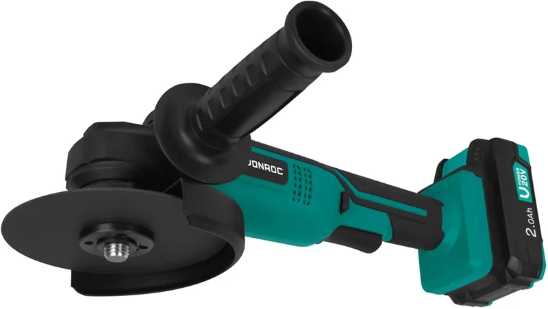 Accu Haakse Slijper – 20V – Ø125mm – Incl. zijhandgreep - Incl. 2.0Ah Accu en snellader de VONROC – image du produit