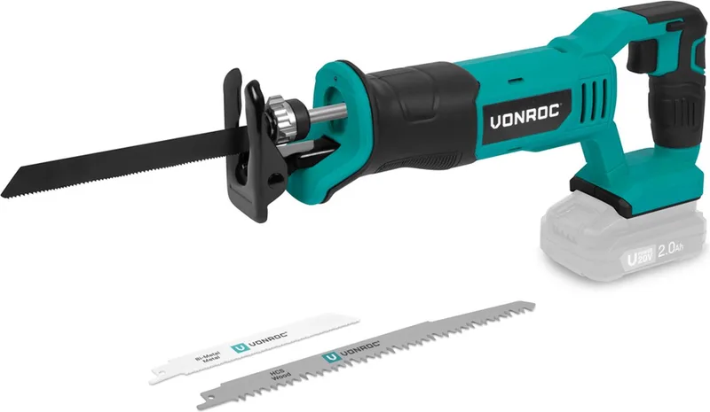 Accu Reciprozaag 20V - Incl. 3 Zaagbladen - Excl. Accu en snellader von VONROC – Produktbild