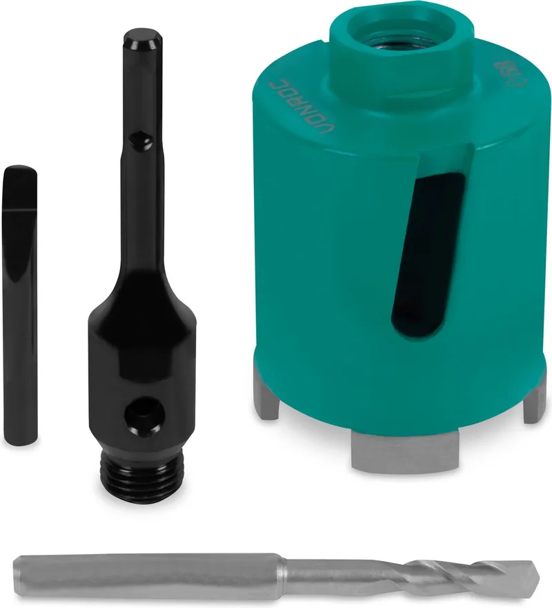 Diamant dozenboor SDS-Plus – 68mm - Universeel – Incl. diamantboor, centreerboor, uitdrijfpen en SDS-plus adapter by VONROC – product image