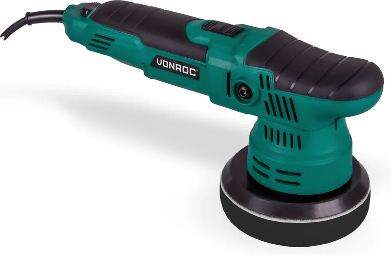 Excentrische polijstmachine - poetsmachine – 650W – Ø125mm – Soft start – Vast vermogen & 1 polijstschijf by VONROC – product image