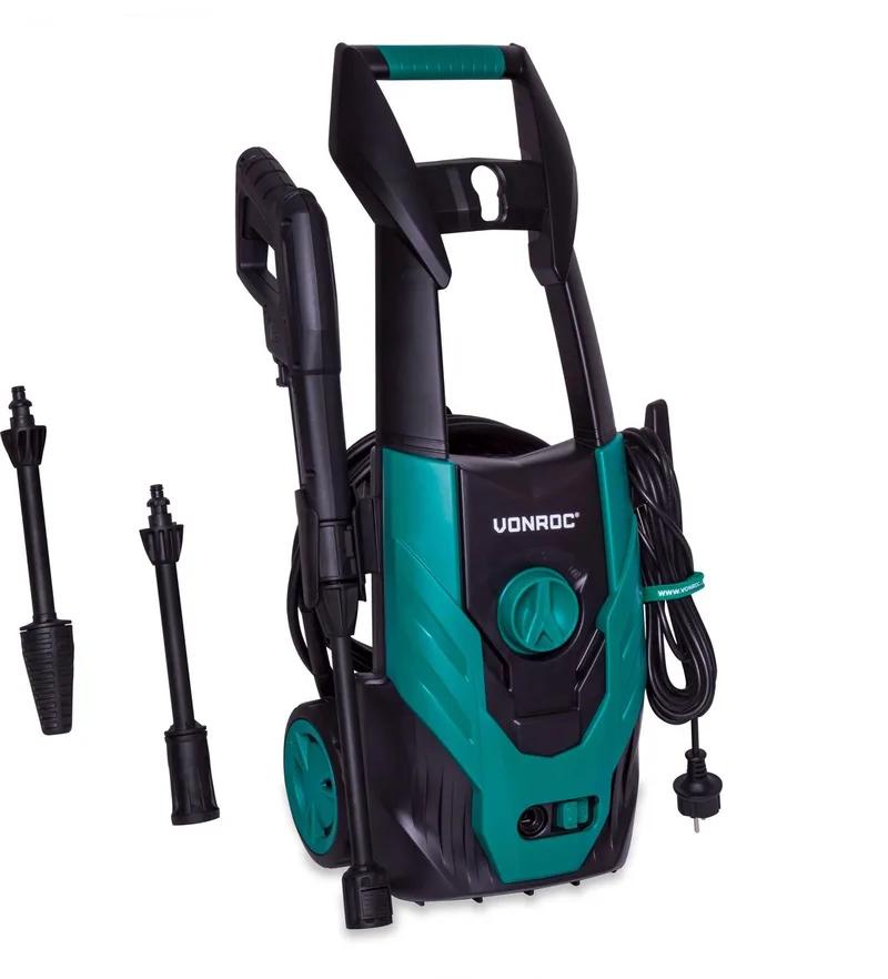 Hogedrukreiniger V14-1 - 1400W – 110 bar – 390 l/h – Incl. 5m slang, spuitstukken en accessoires de VONROC – image du produit