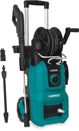Hogedrukreiniger V24-1 - 2400W – 180 bar - Incl. 10m premium slang en accessoires van VONROC – productafbeelding 1 van 5