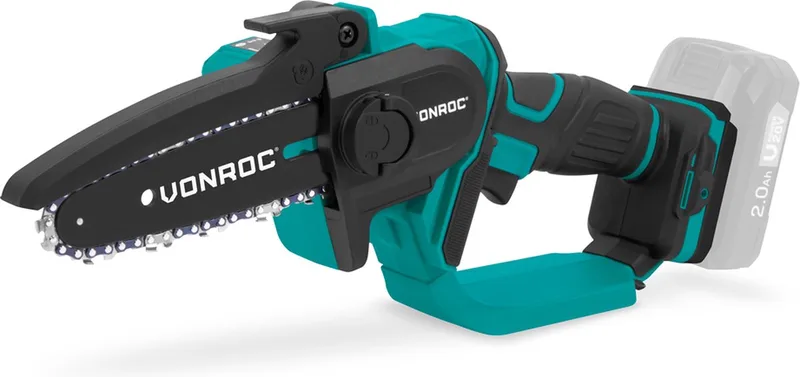 Mini Kettingzaag 20V – 152mm - Zonder accu en snellader van VONROC – productafbeelding