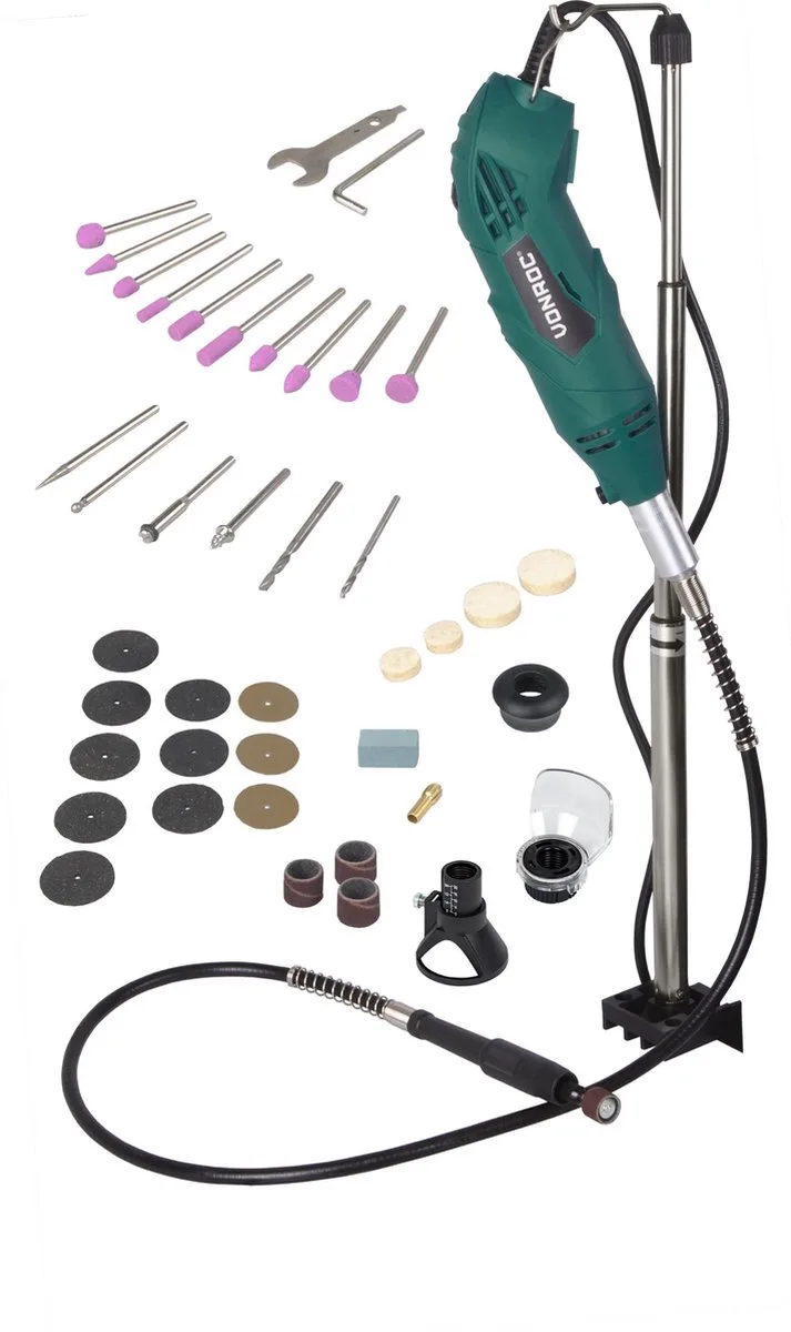 Multitool – Roterend – 160W – Incl. opbergtas met 40 accessoires by VONROC – product image