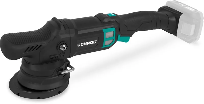 PRO Excentrische Polijstmachine 20V - Ø 125mm - Brushless motor – 7 snelheden (2000-5000/min) - Soft Start - Incl. Steunschijf - Excl. Accu en snellader de VONROC – image du produit