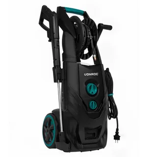 PRO Hogedrukreiniger V25-2 – 2500W – 195 bar – 468 l/h – Duurzame inductiemotor – Incl. 8m slang, slanghaspel, terrasreiniger, reinigingstank en meer de VONROC – image du produit 4 sur 5