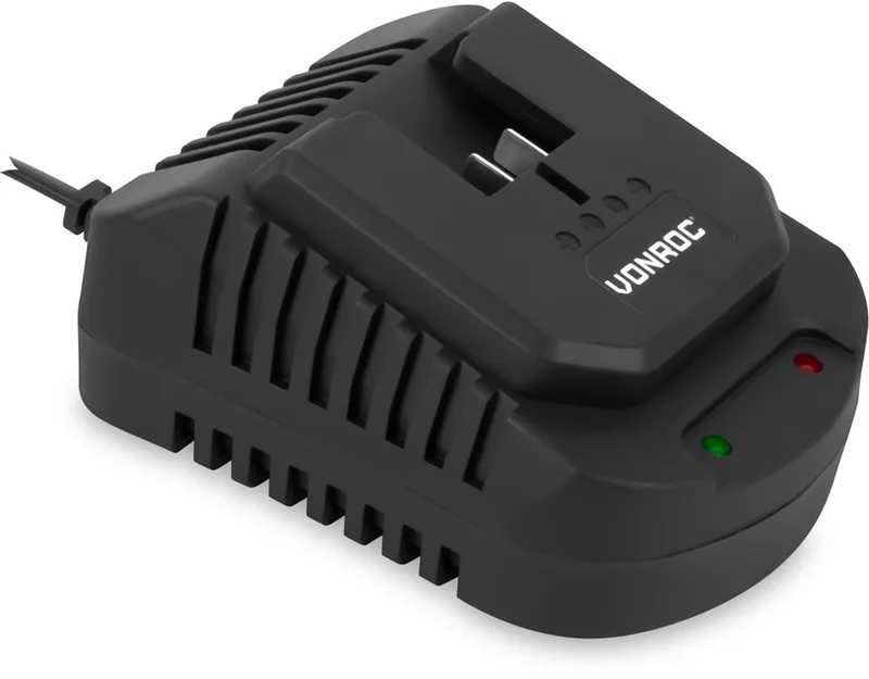 Snellader 20V – 86W - 4.0A - VPower 20V platform – Geschikt voor VONROC VPower 20V Accu’s: CD828AA, CD829AA, CD801AA, CD803AA von VONROC – Produktbild