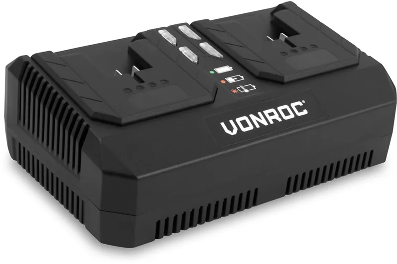 Snellader 20V – 88W - 4.0A - VPower 20V platform – Geschikt voor VONROC VPower 20V Accu’s: CD828AA, CD829AA, CD801AA, CD803AA de VONROC – image du produit