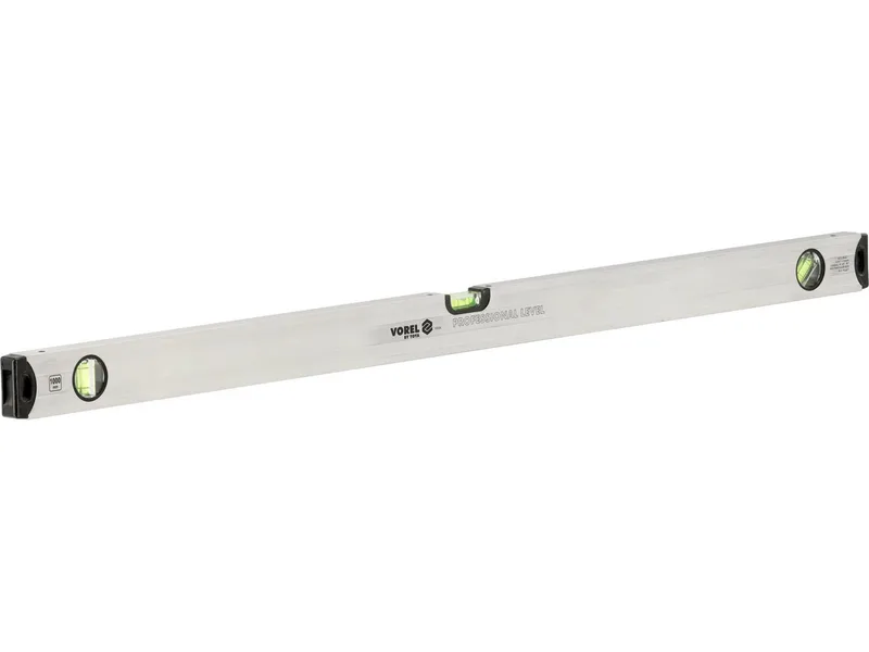 Aluminium Waterpas met 3 Libellen - 1 Meter by Vorel, Black – product image 2 of 2