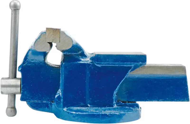 Bankschroef met vaste basis 100 mm blauw van Vorel – productafbeelding