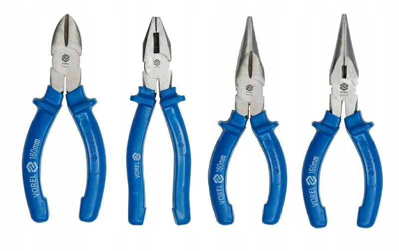 Combinatietang Set 160mm - Tangen voor Draad en Kabel by Vorel, Blue – product image