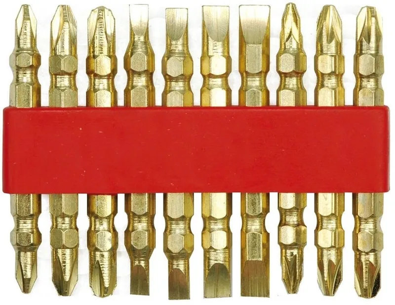 Dubbelzijdige Bits Set (10 stuks) - 65mm van Vorel – productafbeelding
